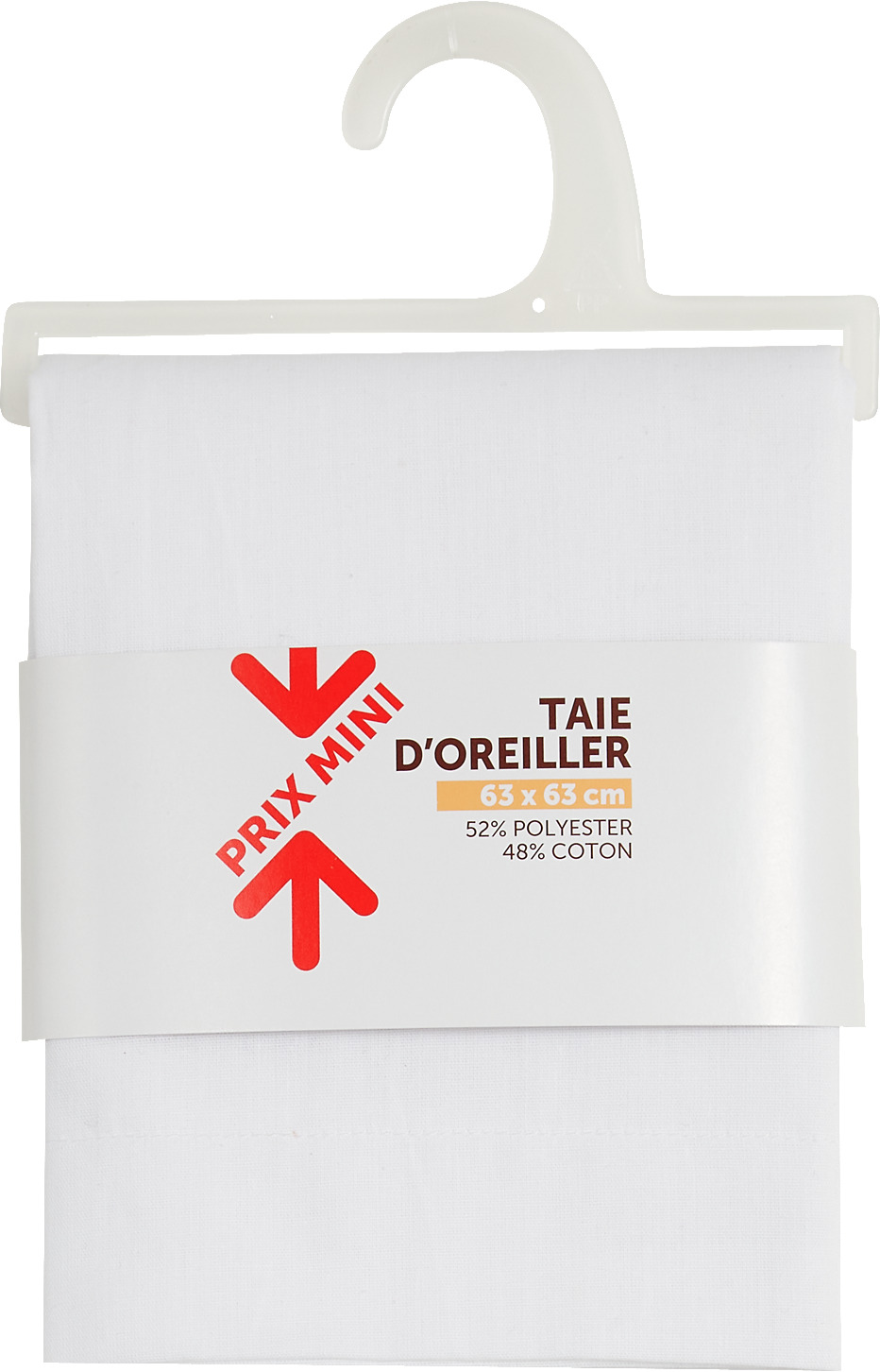TAIE D'OREILLER 63X63CM
