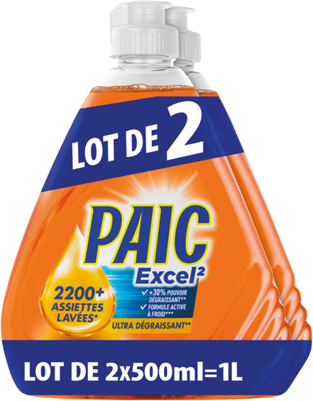 LIQUIDE VAISSELLE PAIC EXCEL²
