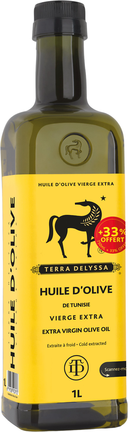 HUILE D'OLIVE VIERGE EXTRA TERRA DELYSSA