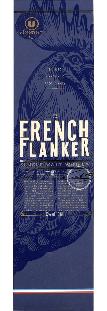 SINGLE MALT WHISKY FRANCAIS FRENCH FLANKER U SAVEURS 42°