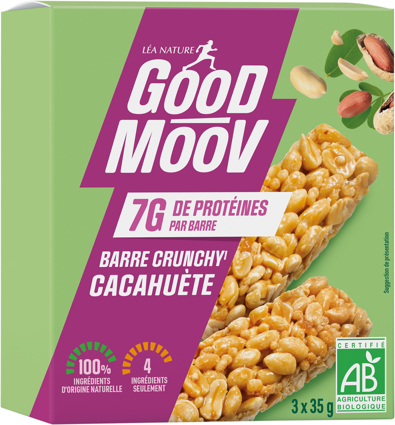BARRES PROTEINEES BIO GOOD MOOV