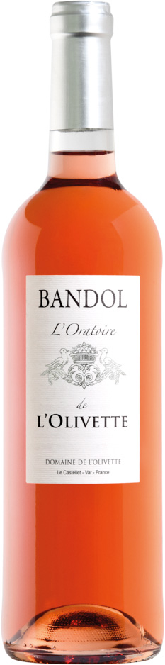 BANDOL AOP ROSÉ L'ORATOIRE DU DOMAINE DE L'OLIVETTE 2023