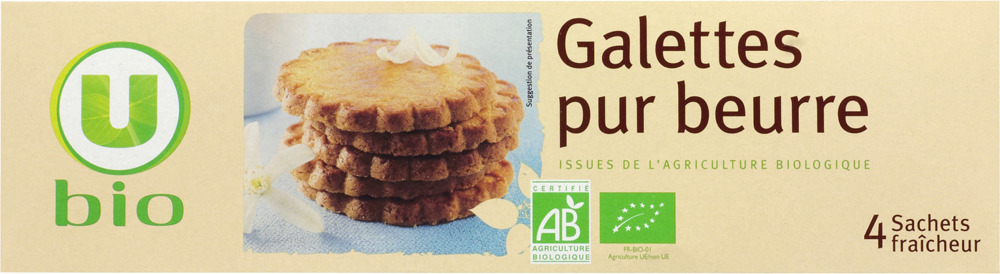 BISCUITS PUR BEURRE U BIO