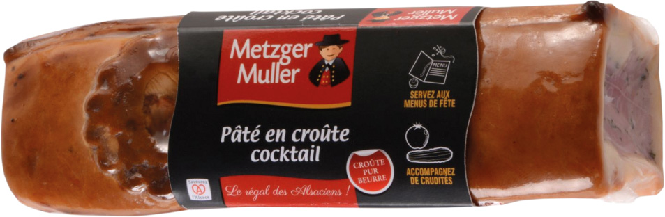 PÂTÉ EN CROÛTE COCKTAIL PUR BEURRE METZGER MULLER