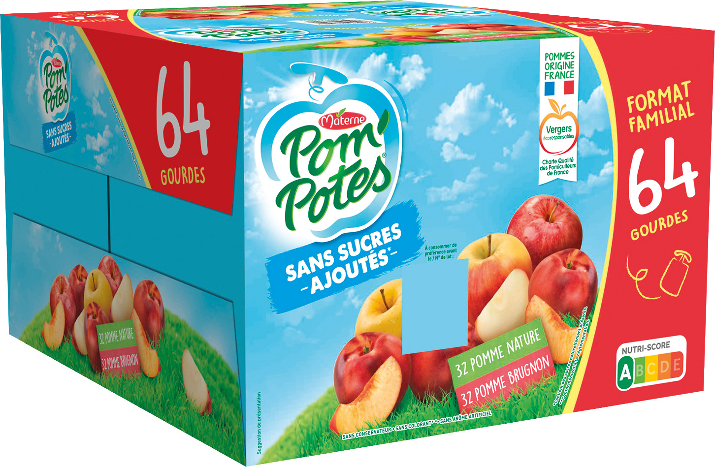 POM'POTES SANS SUCRES AJOUTES MATERNE