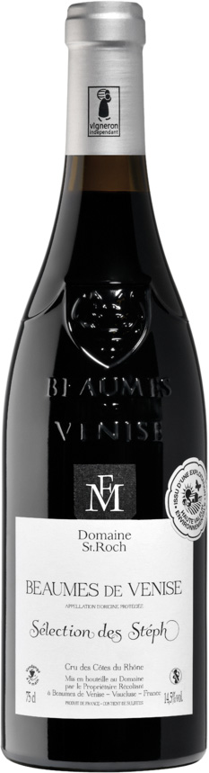 BEAUMES-DE-VENISE AOP ROUGE DOMAINE SAINT ROCH CUVÉE DES STEPHS 2021