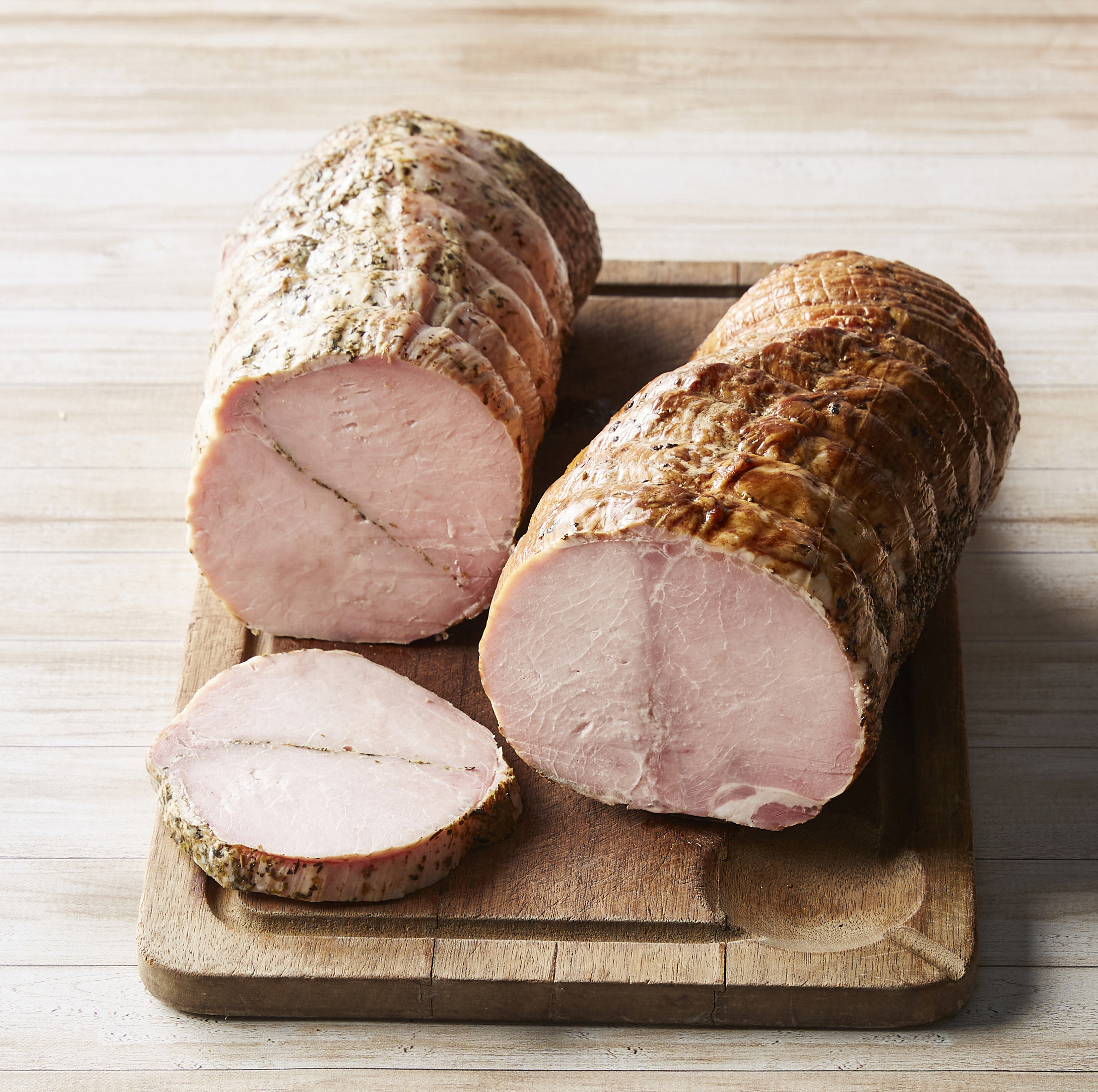 RÔTI DE PORC CUIT CHARCUTIER NATURE OU AUX HERBES BRIENT
