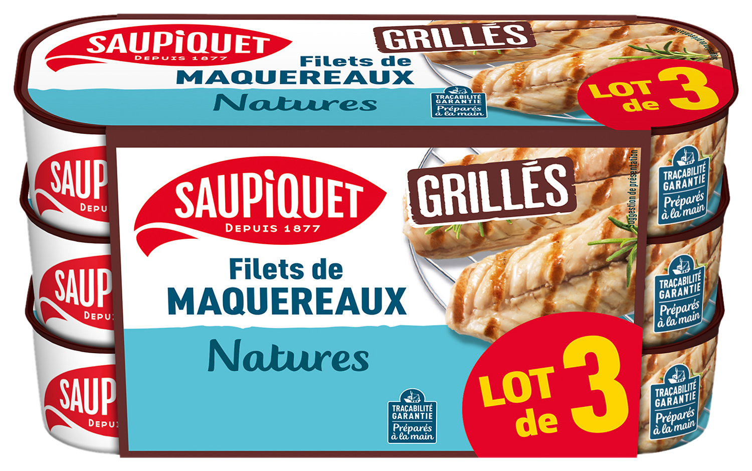 FILETS DE MAQUEREAUX SAUPIQUET