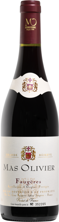 FAUGÈRES AOP ROUGE MAS OLIVIER GRANDE RÉSERVE 2022