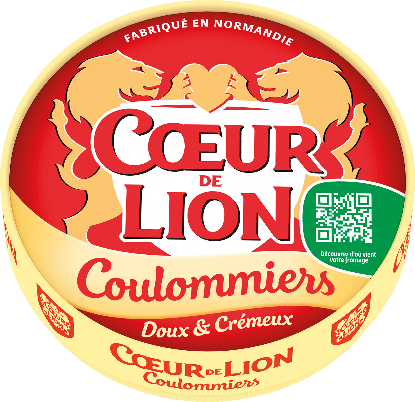COULOMMIERS PASTEURISE COEUR DE LION