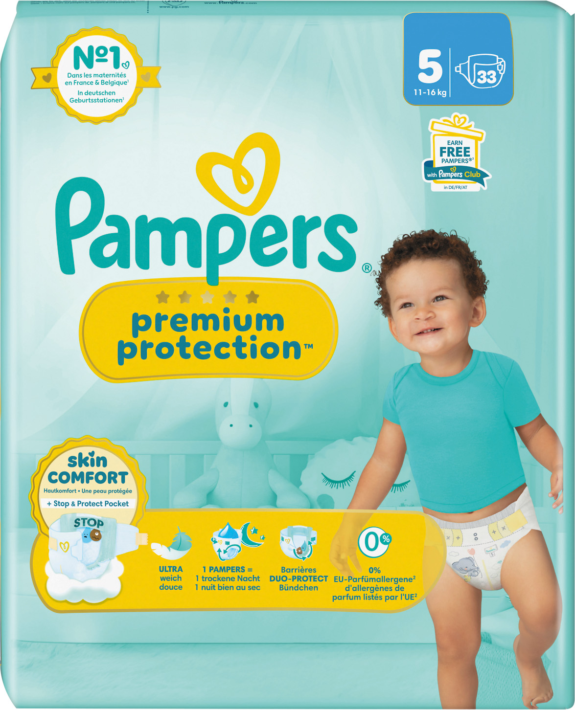 COUCHES PAMPERS PREMIUM PROTECTION