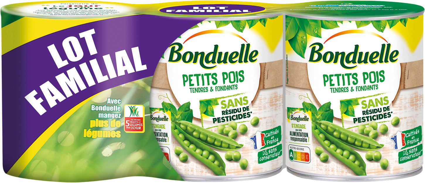 LEGUMES SANS RESIDUS DE PESTICIDES BONDUELLE