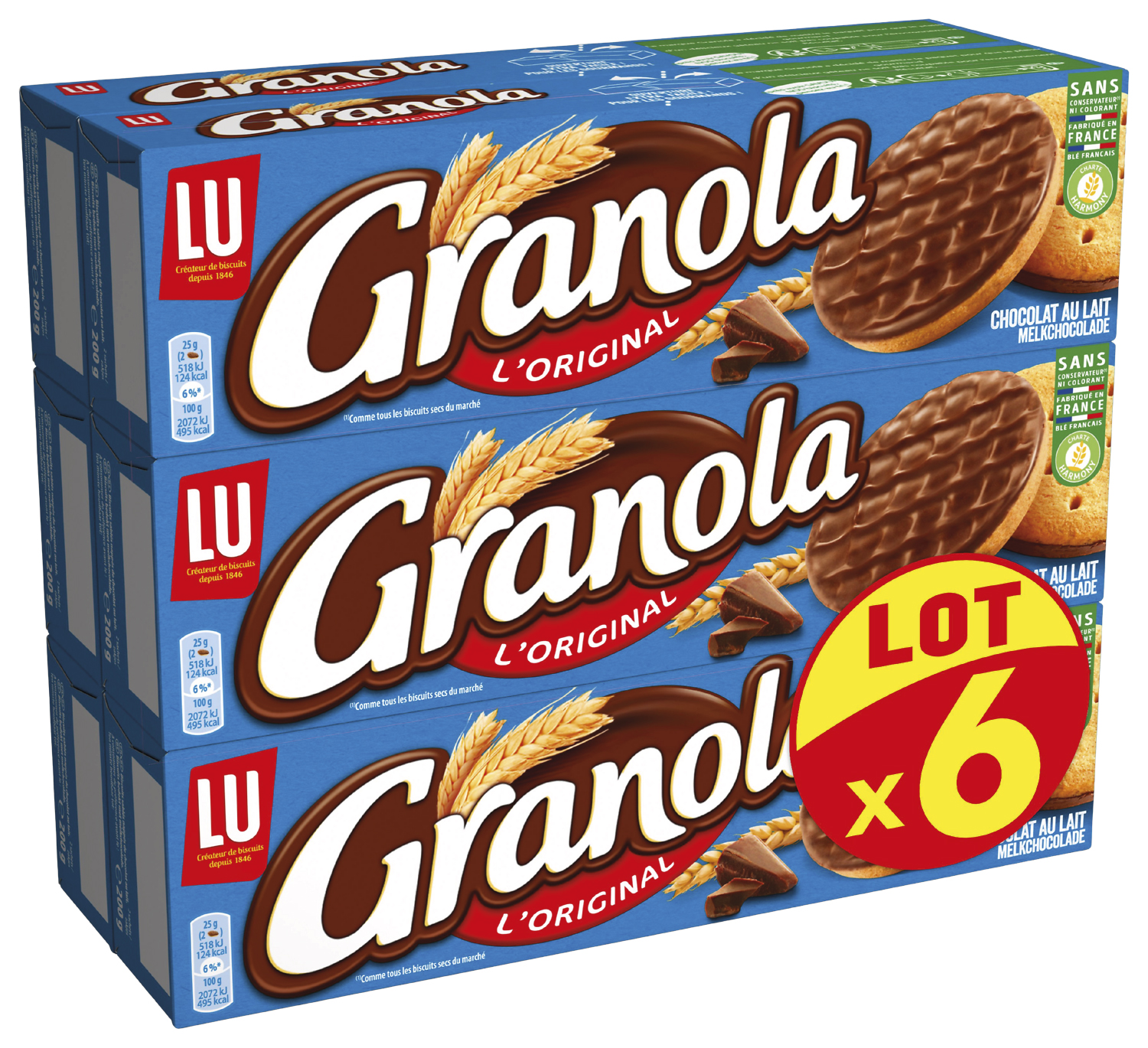 GRANOLA CHOCOLAT AU LAIT LU