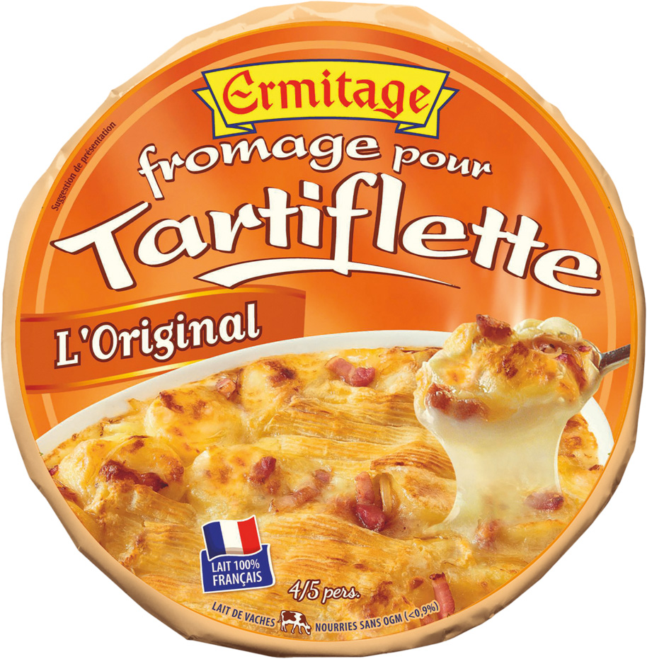 FROMAGE PASTEURISE POUR TARTIFLETTE ERMITAGE