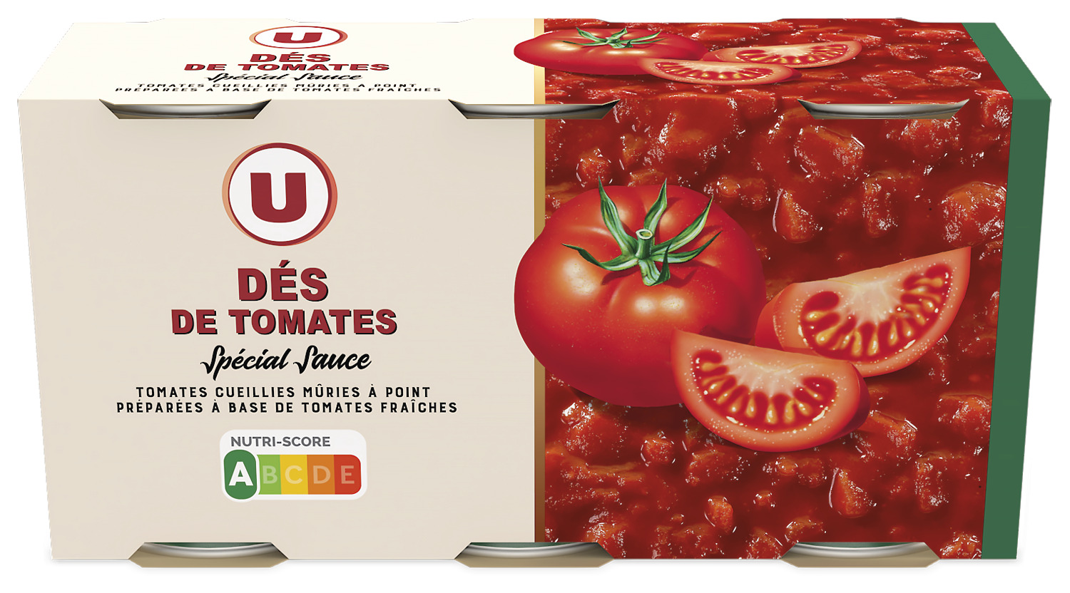PULPE DE TOMATES EN DES U