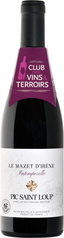 PIC SAINT-LOUP AOP ROUGE LE MAZET D'IRÈNE CUVÉE INTEMPORELLE 2023