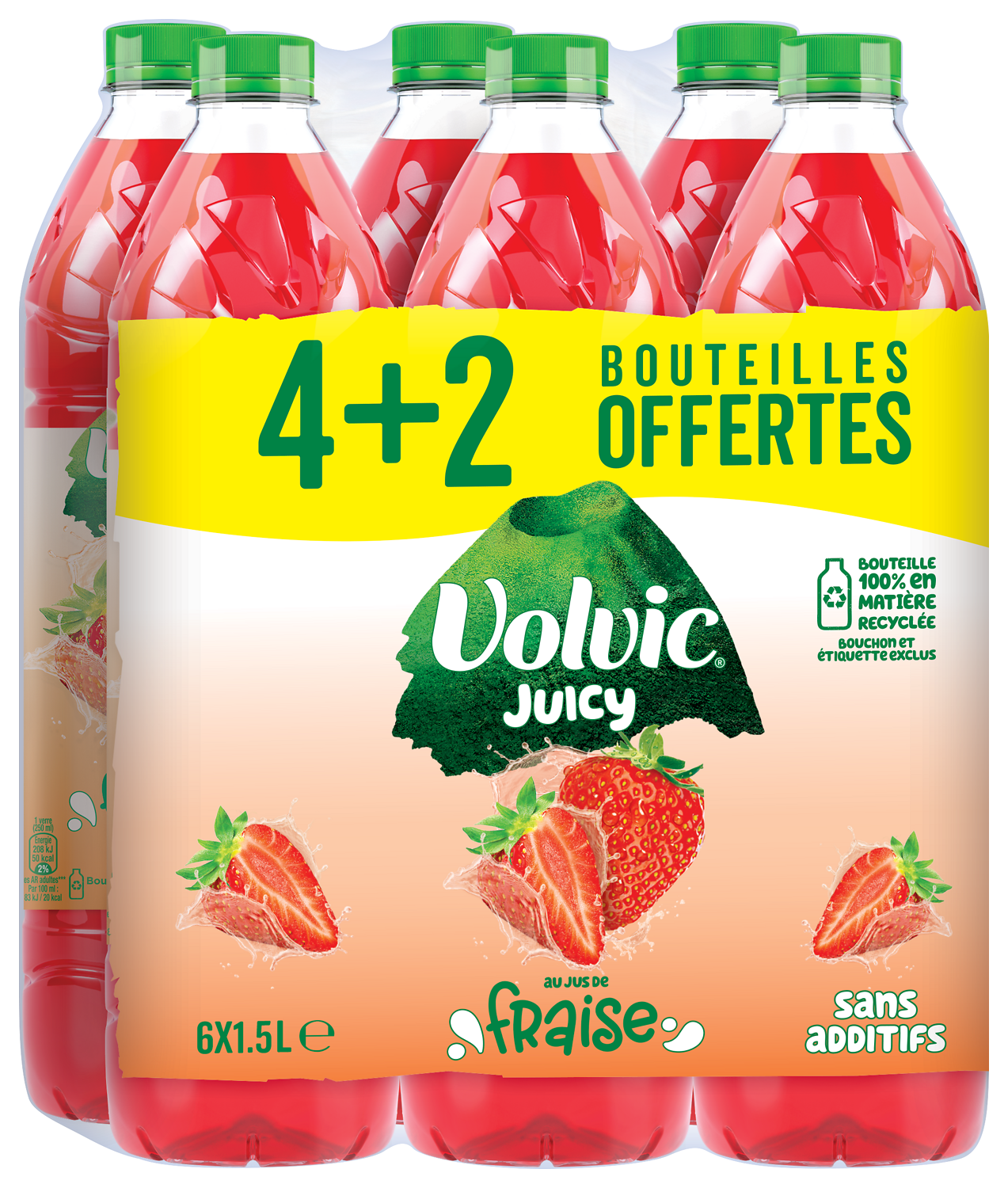 EAU MINERALE NATURELLE VOLVIC JUICY