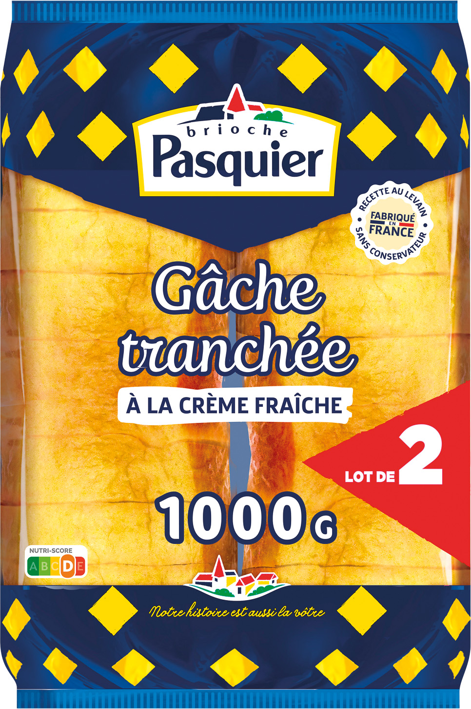 GACHE TRANCHEE BRIOCHE PASQUIER