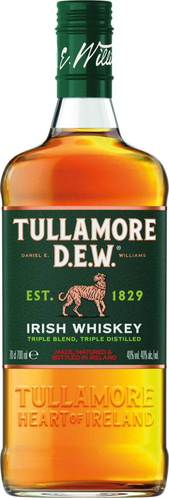 IRISH WHISKEY TULLAMORE DEW 40°
