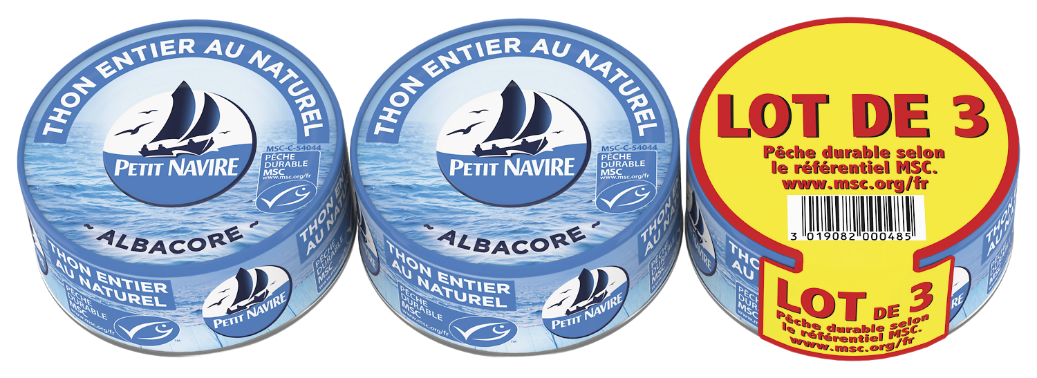 THON AU NATUREL MSC PETIT NAVIRE