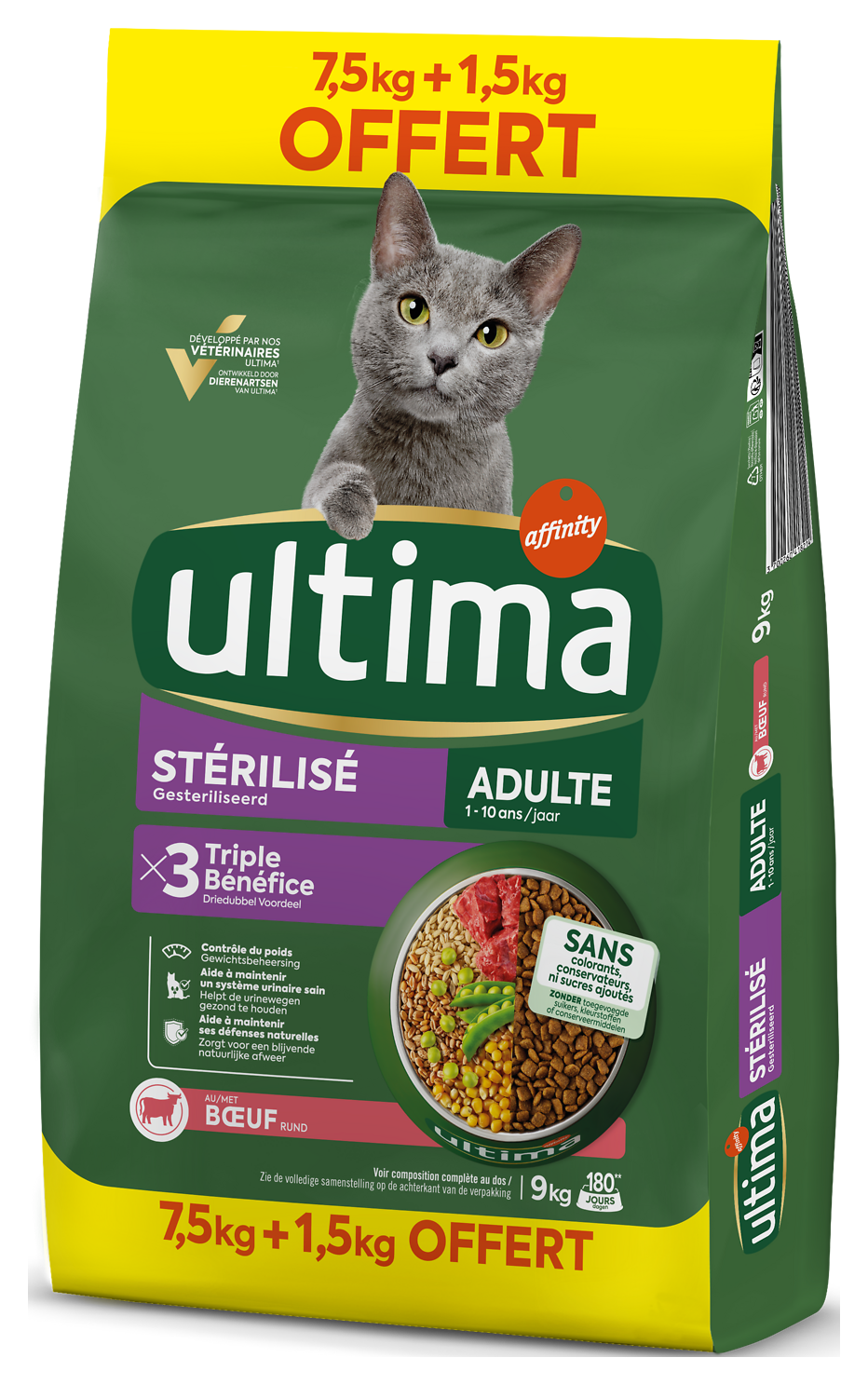 CROQUETTES POUR CHAT ADULTE STERILISE ULTIMA