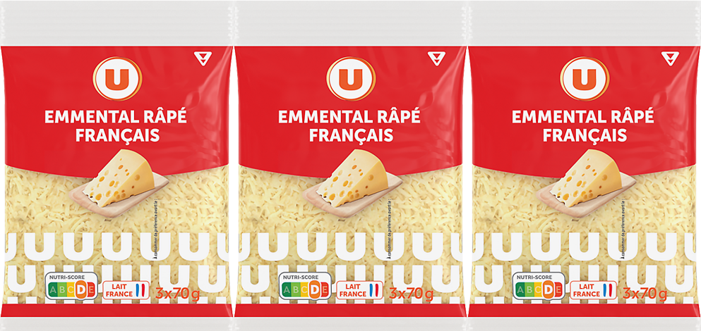 EMMENTAL RAPE FRANCAIS PASTEURISE U