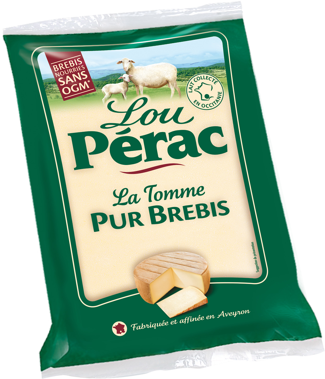 TOMME AU LAIT PASTEURISE DE BREBIS LOU PERAC