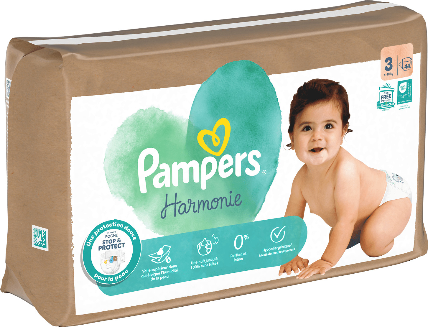 COUCHES PAMPERS HARMONIE GEANT