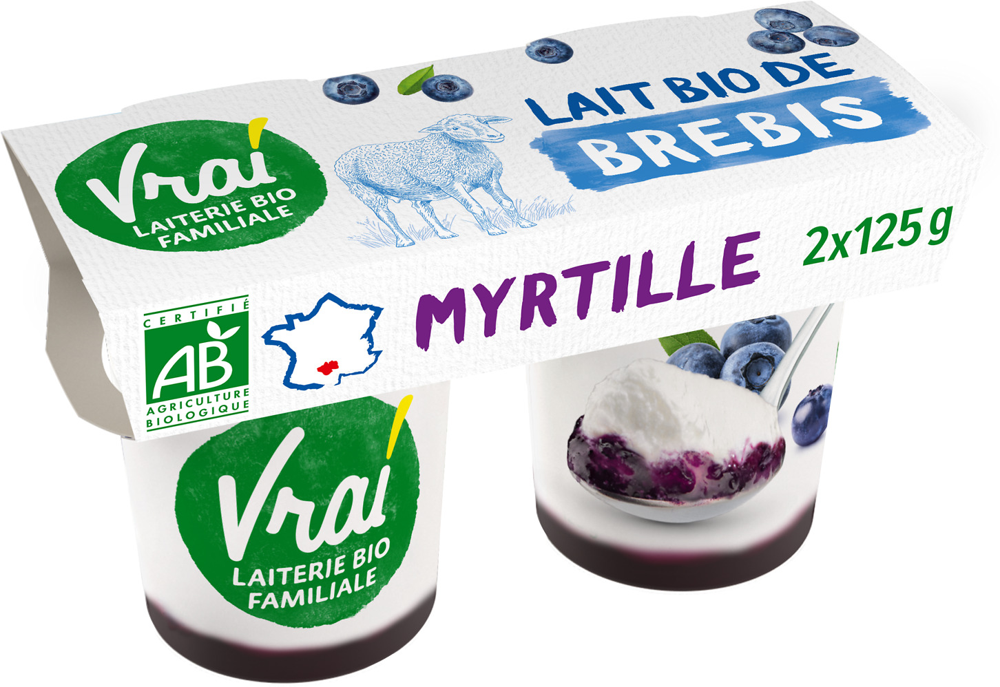 YAOURT AU LAIT DE BREBIS BIO VRAI