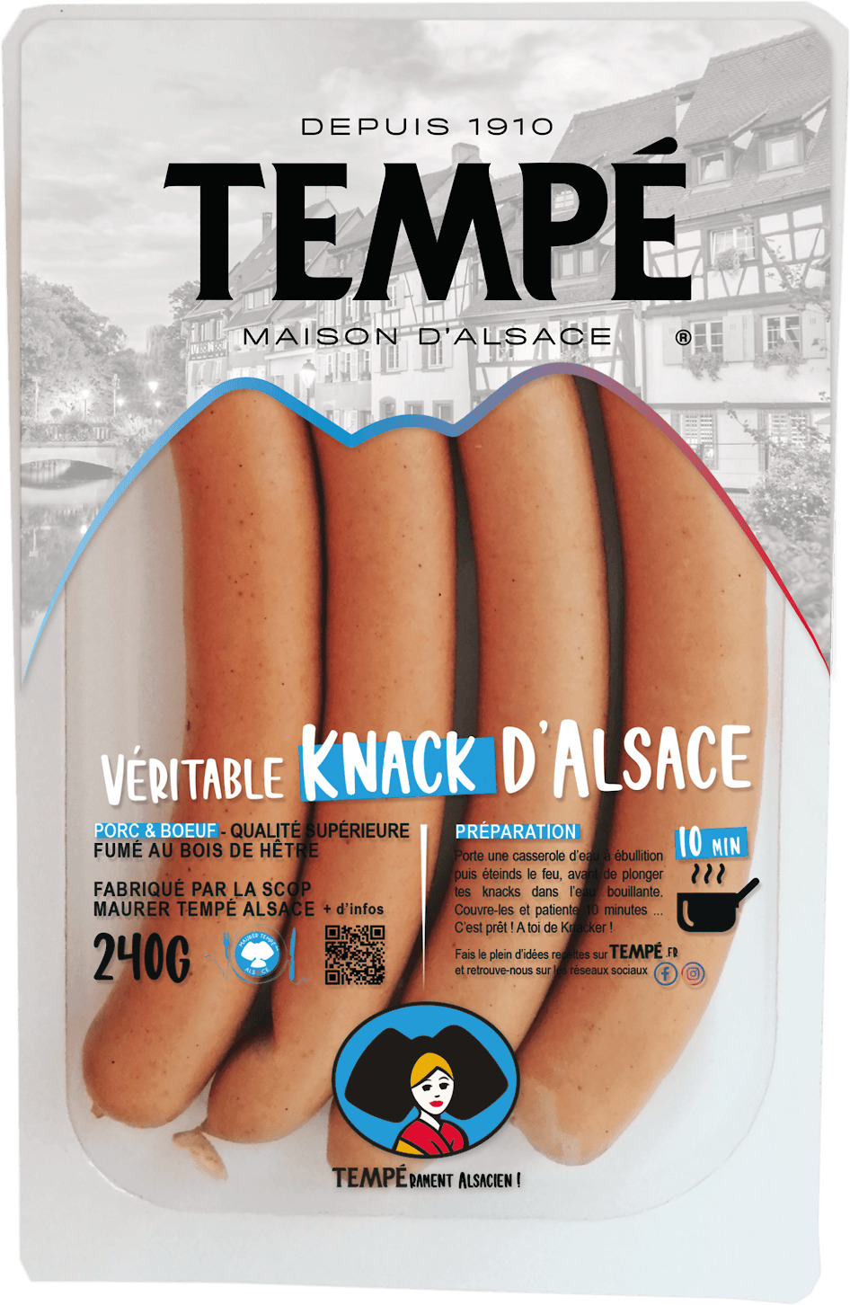 VERITABLE KNACK D'ALSACE TEMPE