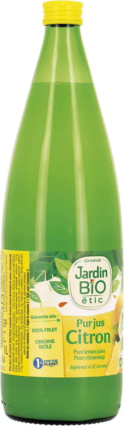 PUR JUS DE CITRON JARDIN BIO