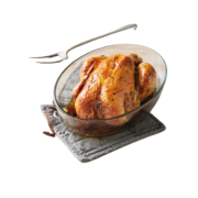 POULET ROTI BLEU BLANC CŒUR NOURRI AUX GRAINES DE LIN MAITRE COQ