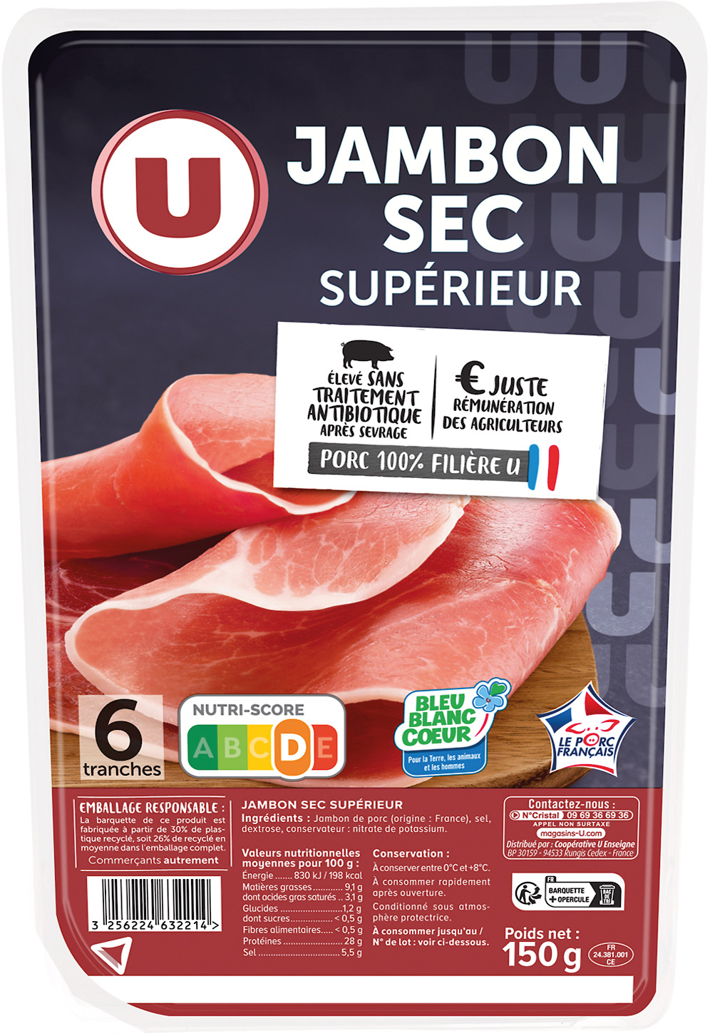 JAMBON SEC SUPERIEUR U
