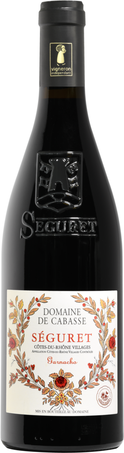 CÔTES DU RHÔNE VILLAGES SÉGURET AOP ROUGE DOMAINE DE CABASSE GARNACHO 2024