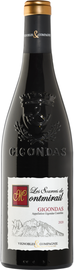 GIGONDAS AOP ROUGE LES SOURCES DE MONTMIRAIL 2022