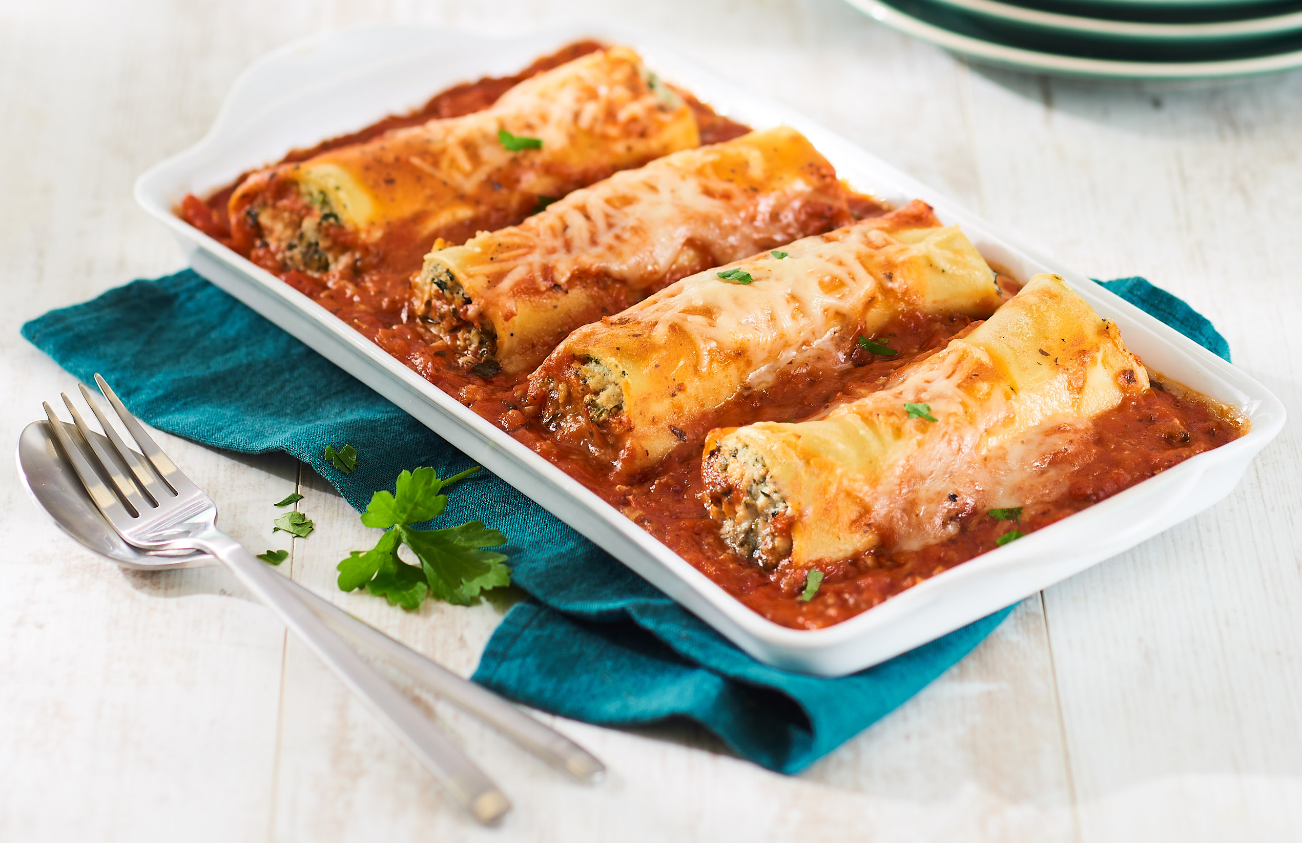 CANNELLONI RICOTTA ÉPINARDS