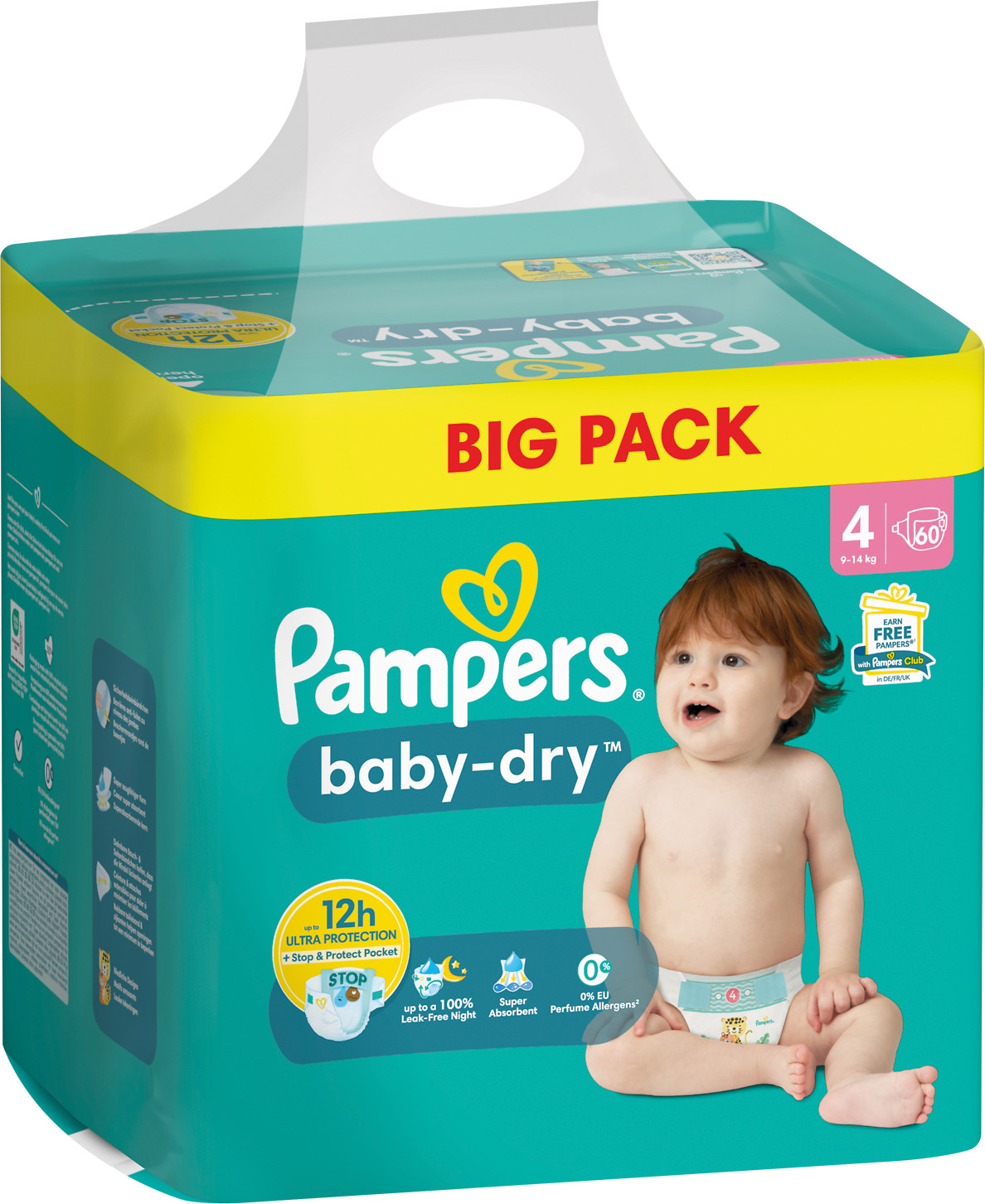 COUCHES BABY DRY PAMPERS