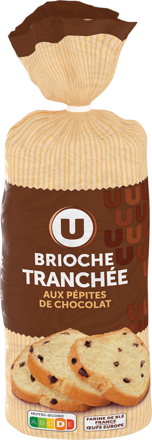 BRIOCHE TRANCHEE AUX PEPITES DE CHOCOLAT U