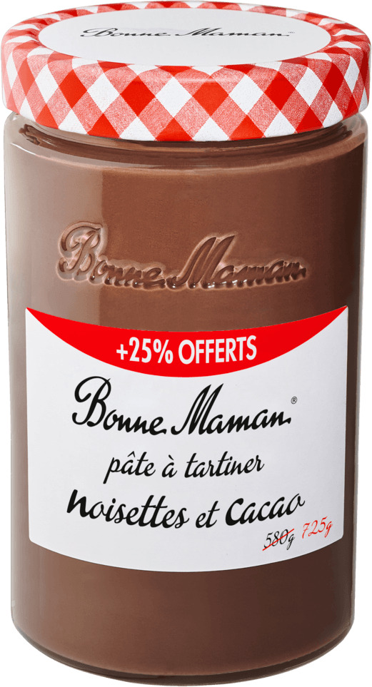 PATE A TARTINER NOISETTES ET CACAO BONNE MAMAN