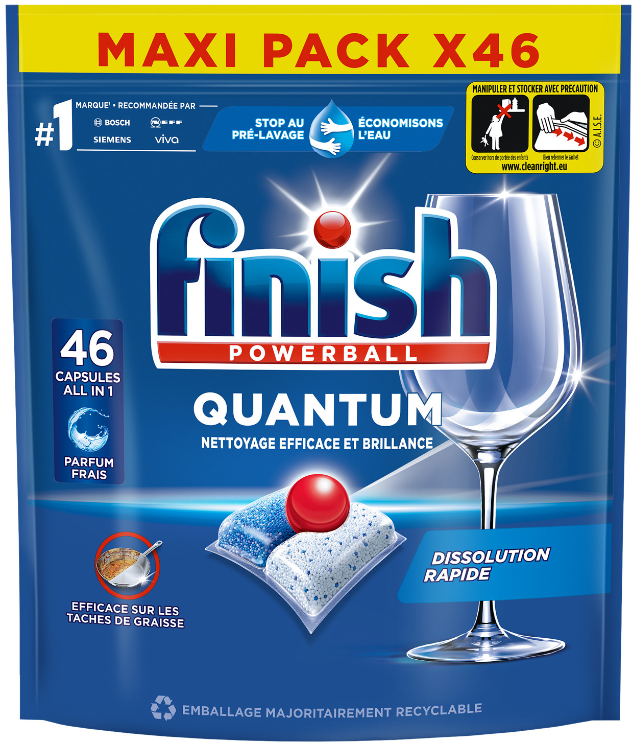 DETERGENT VAISSELLE MACHINE TOUT EN UN FINISH