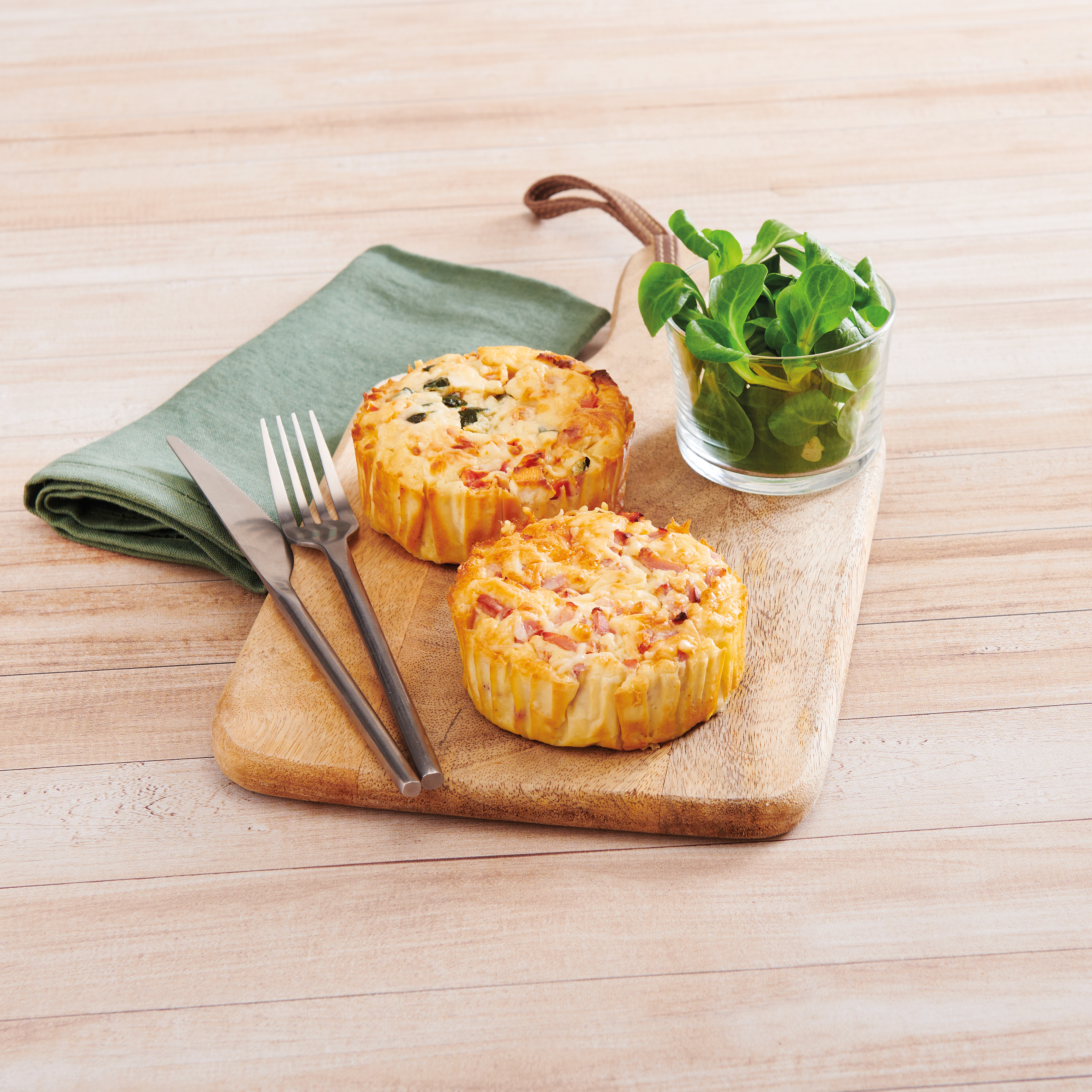 COEUR DE QUICHE LORRAINE OU COURGETTE TOMATE CHÈVRE
