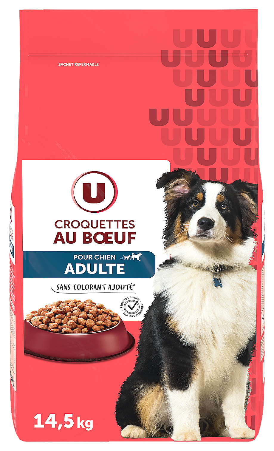 CROQUETTES AU BOEUF POUR CHIEN ADULTE U