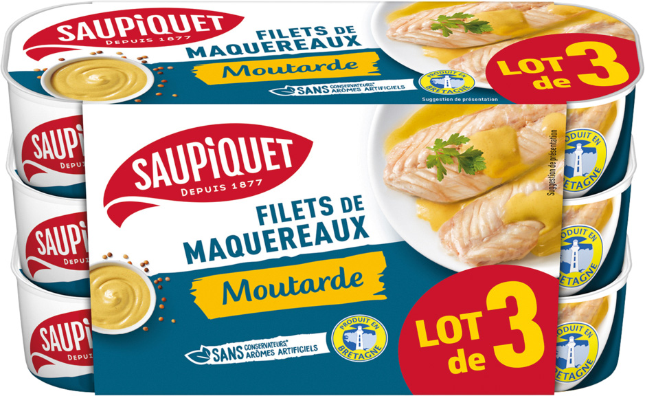 FILETS DE MAQUEREAUX SAUPIQUET