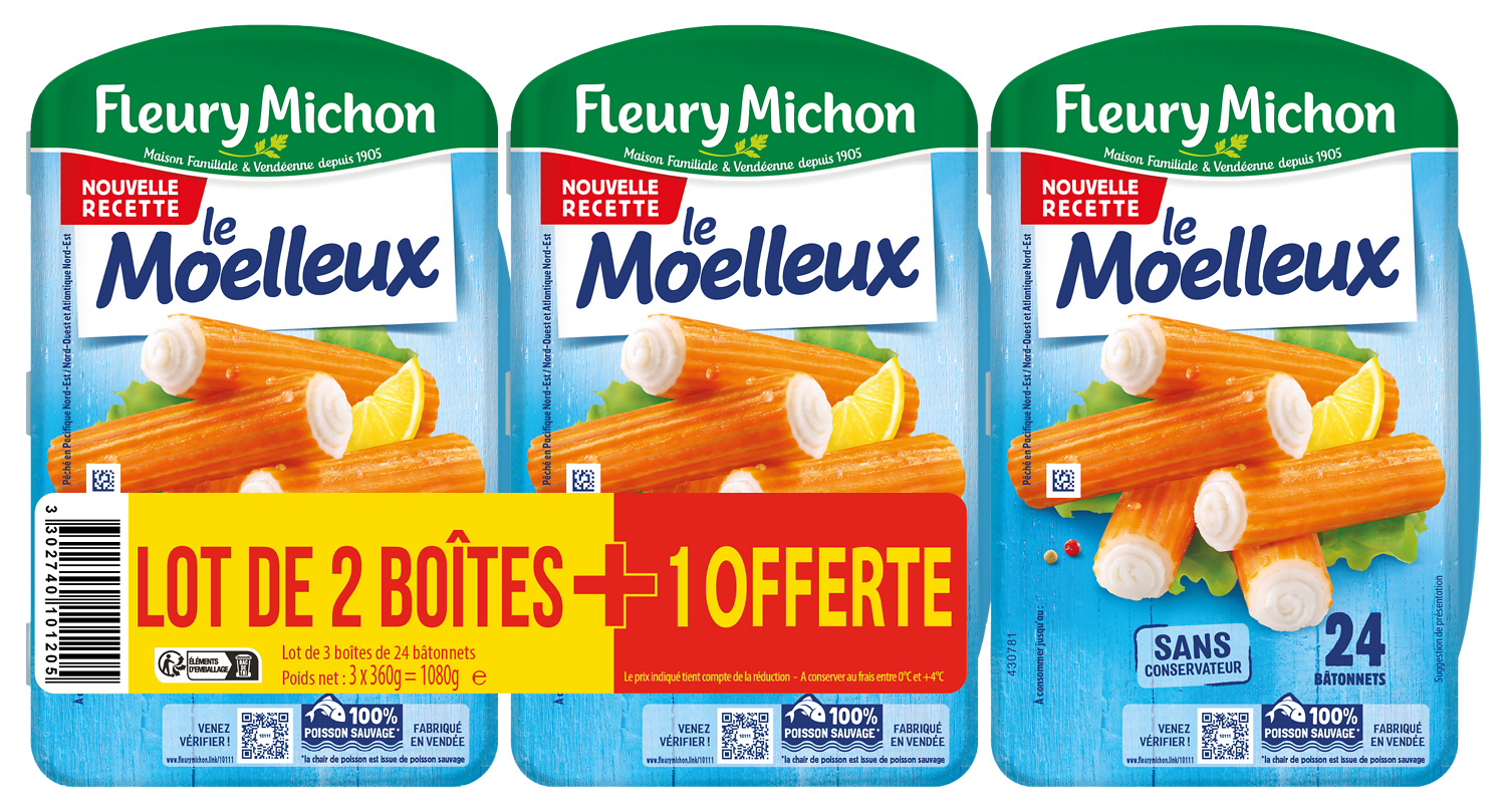 BATONNETS MOELLEUX FLEURY MICHON