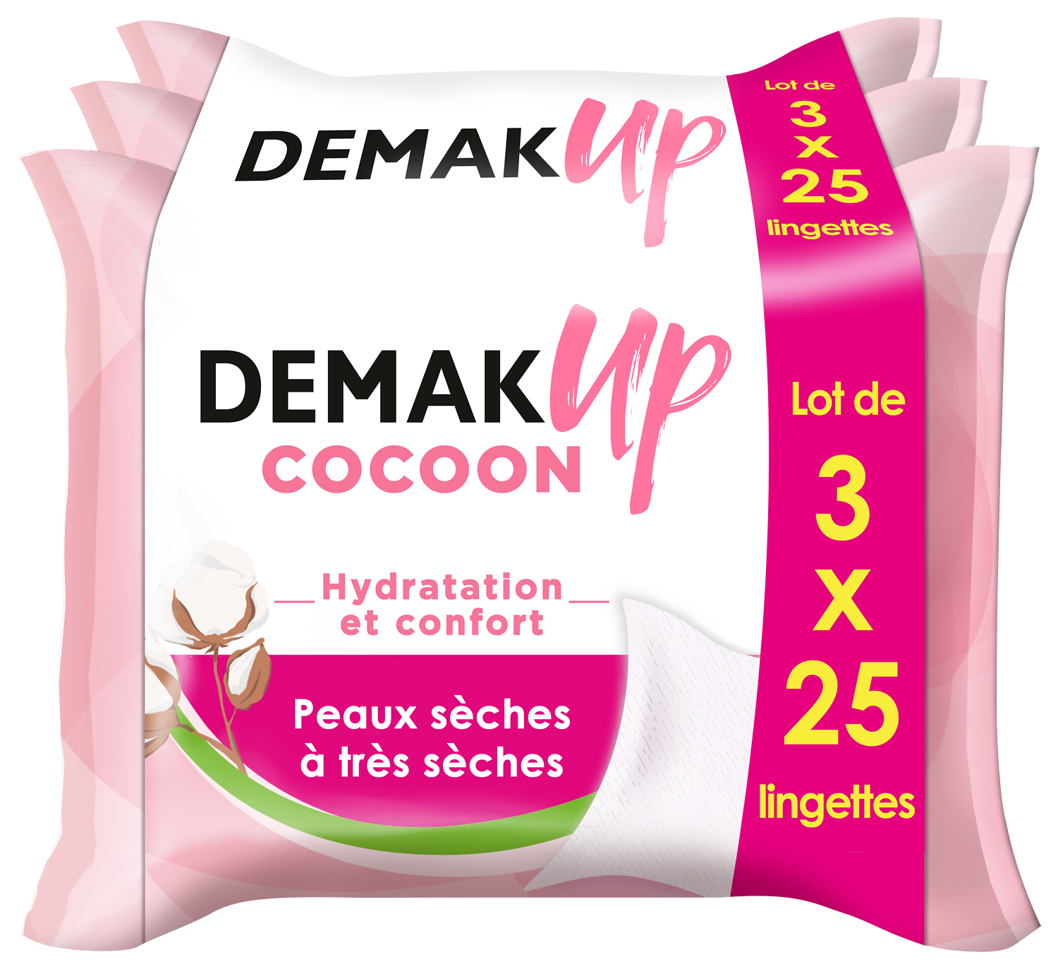 LINGETTES DEMAQUILLANTES DEMAK'UP