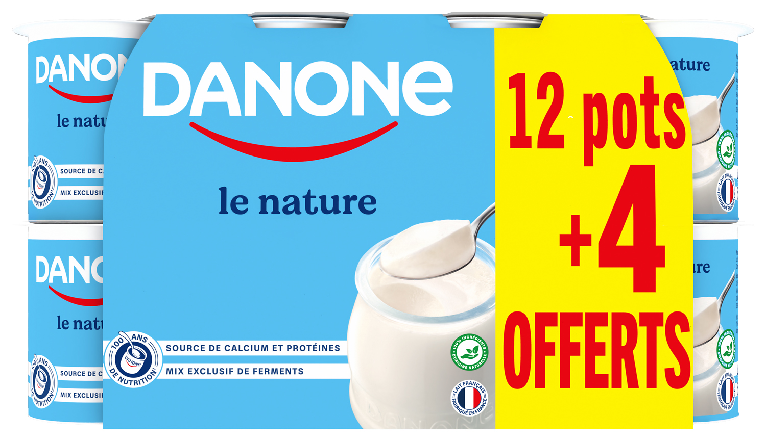 YAOURT FERME ET NATURE DANONE
