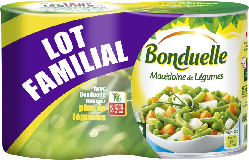 MACEDOINE DE LEGUMES BONDUELLE