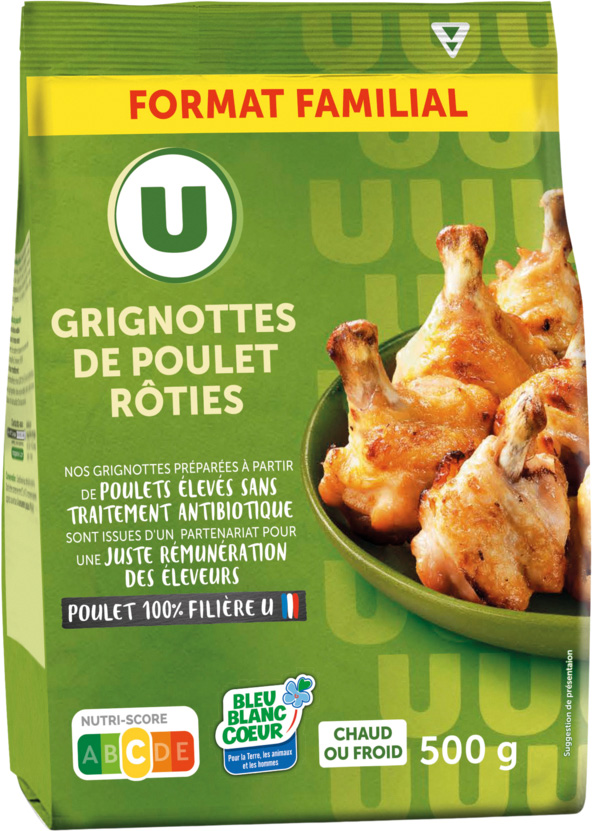 GRIGNOTTES DE POULET ROTIES U