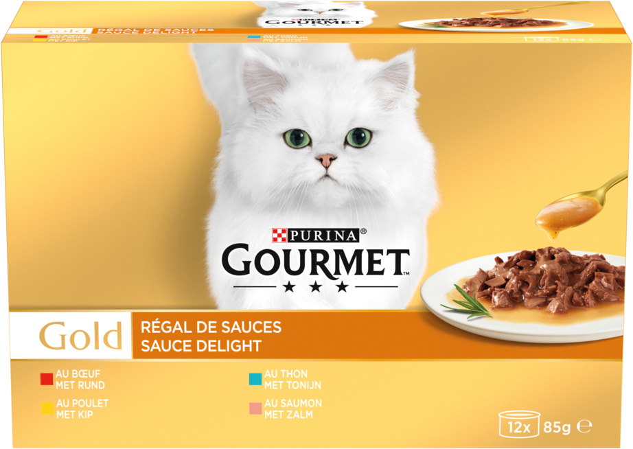 REPAS POUR CHAT GOURMET GOLD