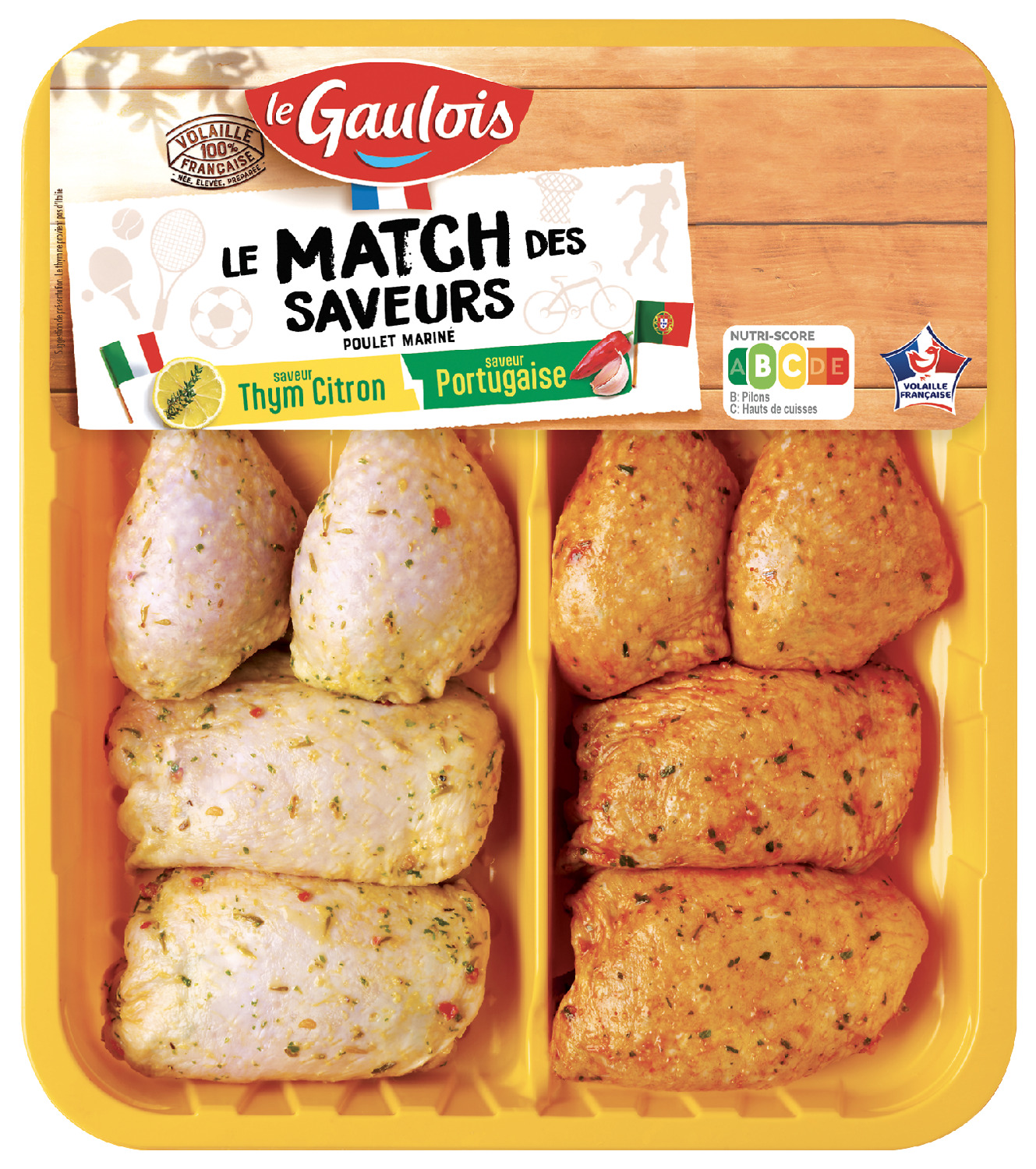 MORCEAUX DE POULET ASSORTIS LE MATCH DES SAVEURS LE GAULOIS